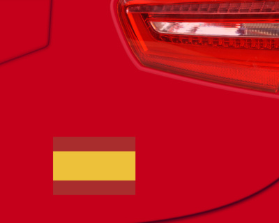 Aufkleber Set mit 55 Spanien Flaggen - Ansicht 2