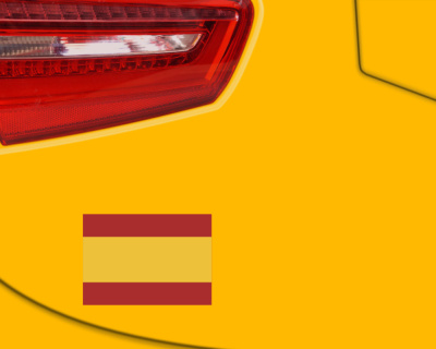 Aufkleber Set mit 55 Spanien Flaggen - Ansicht 4