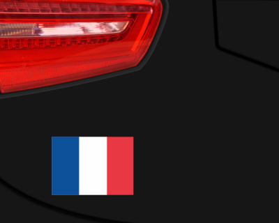 Aufkleber Set mit 55 Frankreich Flaggen - Ansicht 2