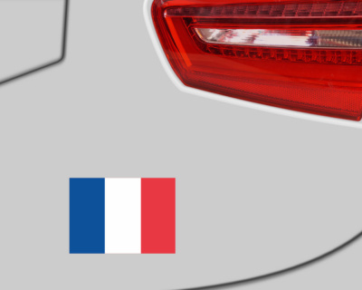 Aufkleber Set mit 55 Frankreich Flaggen - Ansicht 3