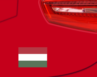 Aufkleber Set mit 55 Ungarn Flaggen - Ansicht 2