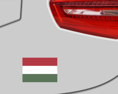 Aufkleber Set mit 55 Ungarn Flaggen - Ansicht 6