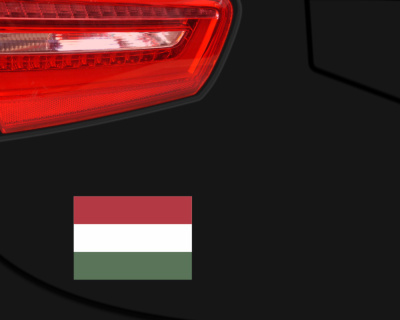 Aufkleber Set mit 55 Ungarn Flaggen - Ansicht 7