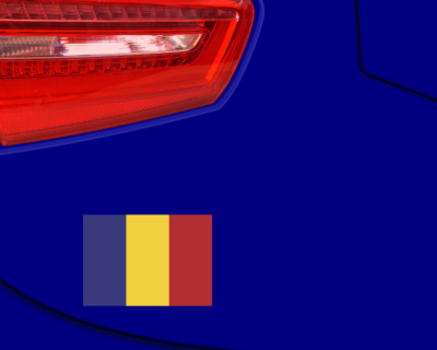 Aufkleber Set mit 55 Rumnien Flaggen - Ansicht 4