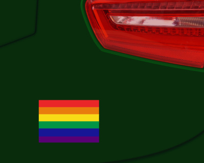 Aufkleber Set mit 55 Regenbogen Flaggen - Ansicht 2