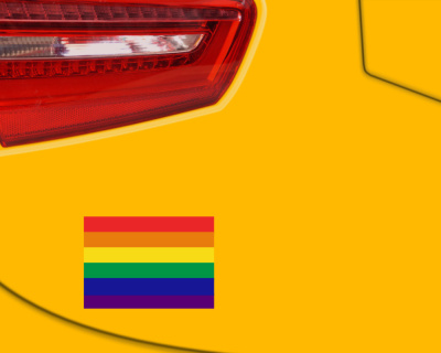 Aufkleber Set mit 55 Regenbogen Flaggen - Ansicht 3