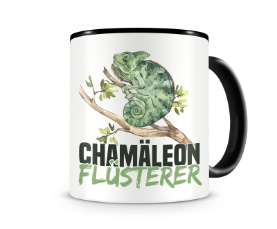 Tasse mit dem Motiv Cham�leon Fl�sterer