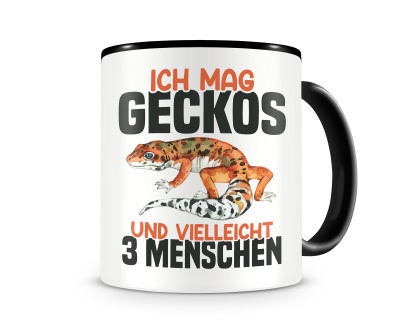 Tasse mit dem Motiv Ich mag Geckos - Ansicht 1