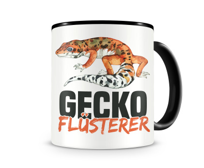 Tasse mit dem Motiv Gecko Flsterer - Ansicht 1