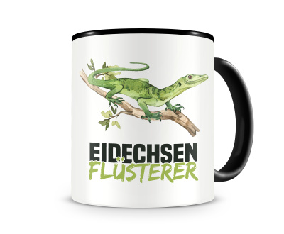 Tasse mit dem Motiv Eidechsen Fl�sterer