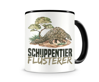 Tasse mit dem Motiv Schuppentier Fl�sterern