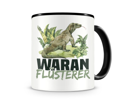 Tasse mit dem Motiv Waran Flüsterer - Ansicht 1