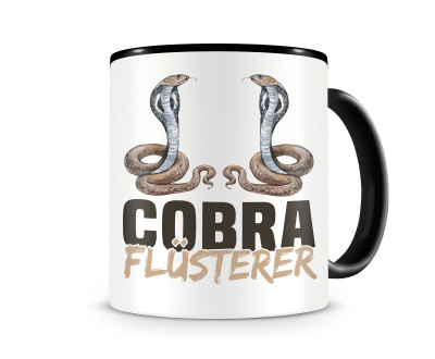 Tasse mit dem Motiv Cobra Fl�sterer