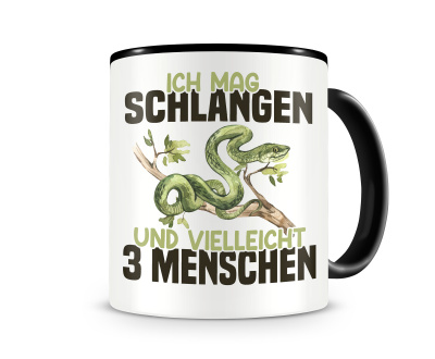 Tasse mit dem Motiv Ich mag Schlangen - Ansicht 1