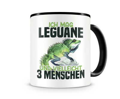 Tasse mit dem Motiv Ich mag Leguane