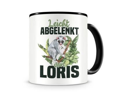 Tasse mit dem Motiv Leicht abgelenkt von Loris