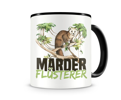 Tasse mit dem Motiv Marder Flsterer