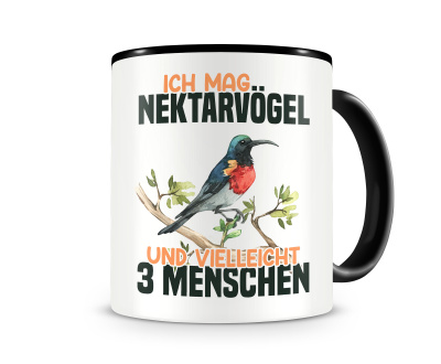 Tasse mit dem Motiv Ich mag Nektarvgel