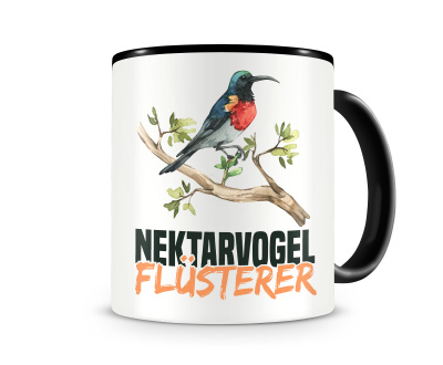 Tasse mit dem Motiv Nektarvogel Flsterer