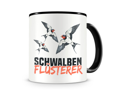 Tasse mit dem Motiv Schwalben Flsterer