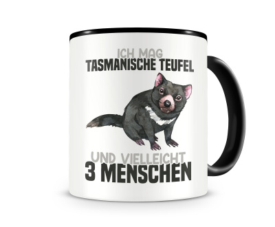 Tasse mit dem Motiv Ich mag Tasmanische Teufel