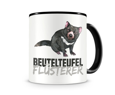 Tasse mit dem Motiv Beutelteufel Flsterer