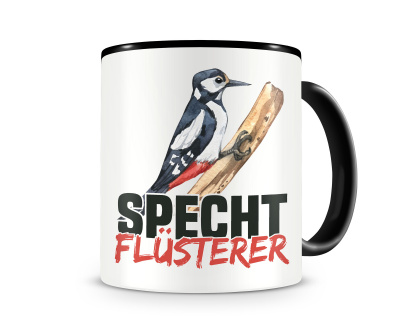 Tasse mit dem Motiv Specht Flsterer