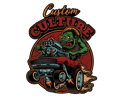Custom Culture Car  Aufkleber Aufkleber