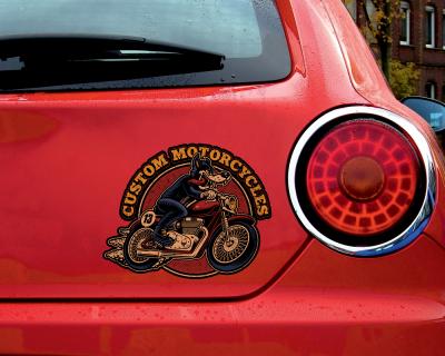 Custom Motorcycles  Aufkleber - Ansicht 2