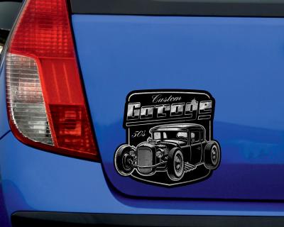 Custom Garage Hot Rod Aufkleber - Ansicht 3