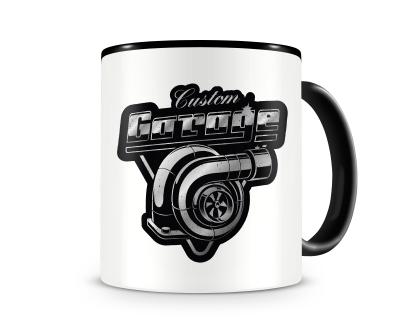 Tasse mit dem Motiv Custom Garage