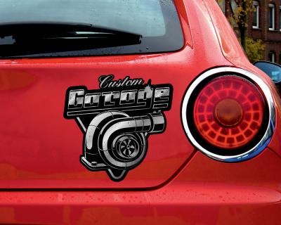 Custom Garage Aufkleber - Ansicht 2