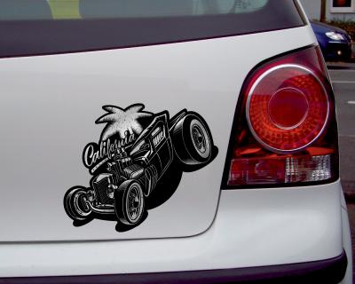 California Hot Rod Aufkleber - Ansicht 2