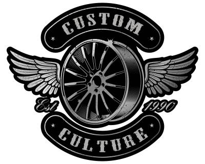 Custom Culture Rim Aufkleber