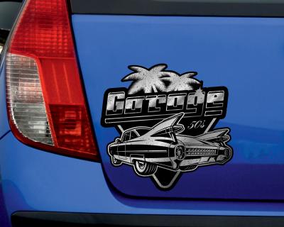 Oldtimer Garage Aufkleber - Ansicht 2