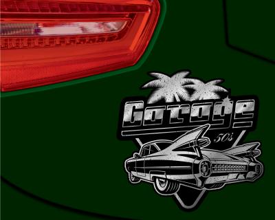 Oldtimer Garage Aufkleber - Ansicht 3