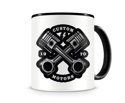 Tasse mit dem Motiv Custom Motors Kolben