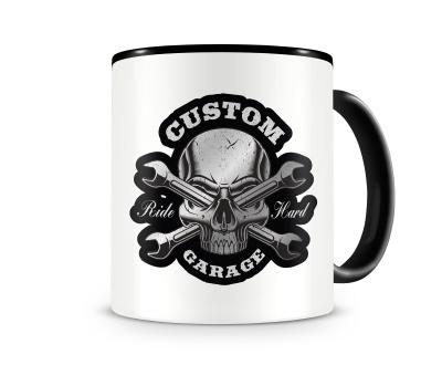 Tasse mit dem Motiv Custom Garage Ride Hard