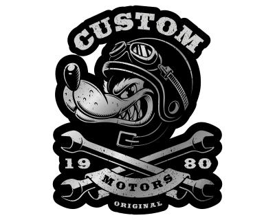 Costum Motors Original Aufkleber