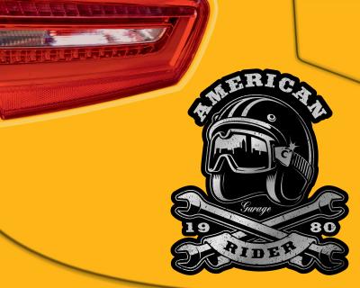 American Rider Aufkleber - Ansicht 3