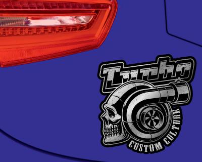 Turbo Custom Culture Aufkleber - Ansicht 3