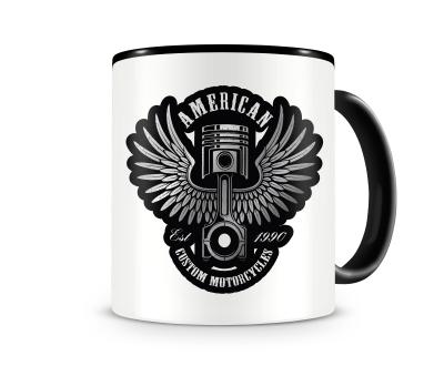 Tasse mit dem Motiv American Custom Motorcycles