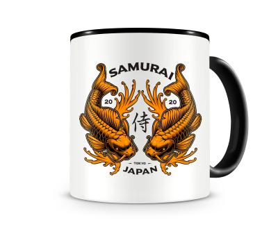 Tasse mit dem Motiv Japanischer Koi Karpfen