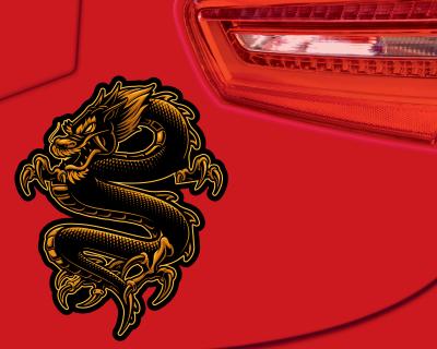 Japanischer Drache Aufkleber - Ansicht 3