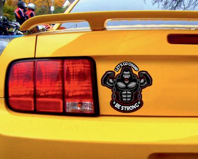 Gorilla Bodybulding Champ Aufkleber - Ansicht 3