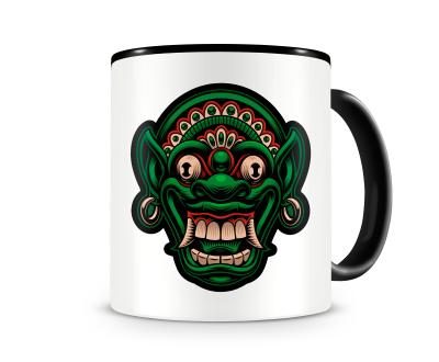 Tasse mit dem Motiv Rangda Maske