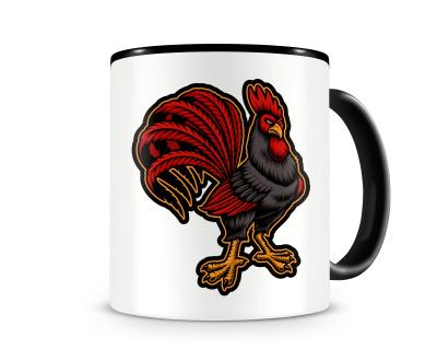 Tasse mit dem Motiv Bad Rooster