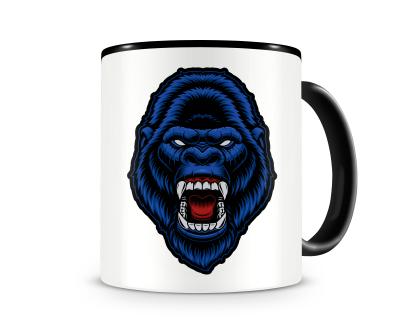 Tasse mit dem Motiv Gorilla Kopf