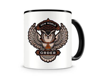 Tasse mit dem Motiv New World Order