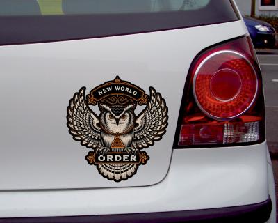 New World Order Aufkleber - Ansicht 2